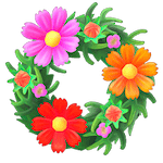Couronne de fleurs