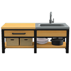 Établi en bois de fer